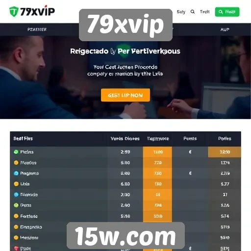 Desempenho financeiro do site 79xvip em comparação com concorrentes
